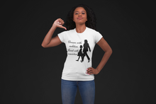 Load image into Gallery viewer, Youth Kamala shirt, Dream by Ambition, Young girl walking with VP Kamala Harris
